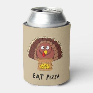 Eat Pizza With Thanksgiving Turkey Can Cooler