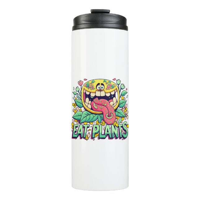Eat Plants Thermal Tumbler (Front)