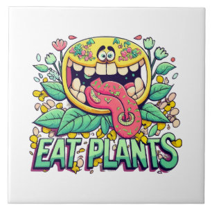 Eat Plants Tile