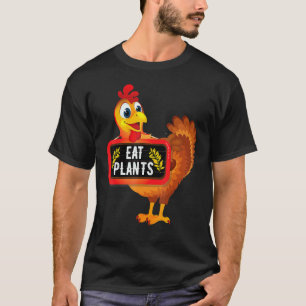 Eat Plants Vegan Vegetarian Turkey Thanksgiving T-Shirt