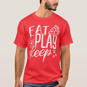 Eat Play Repeat Video Game Player Gaming Gamer Pc T-Shirt