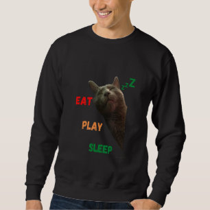 Eat Play Sleep Cat Sweatshirt