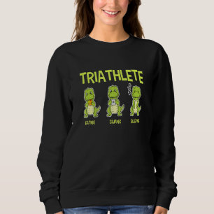 Eat Play Sleep Dino Dice Game Game T-Rex Board Gam Sweatshirt