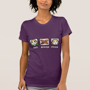Eat Poop Sleep Guinea Pig Women's T-Shirt