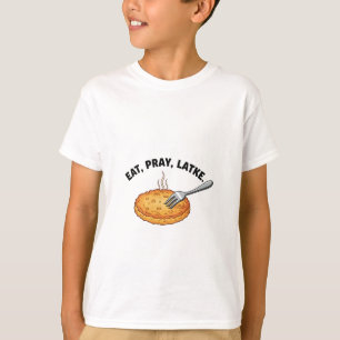Eat Pray Latke Jewish Hanukkah Latke Lovers T-Shirt
