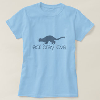 eat prey love grey print T-Shirt