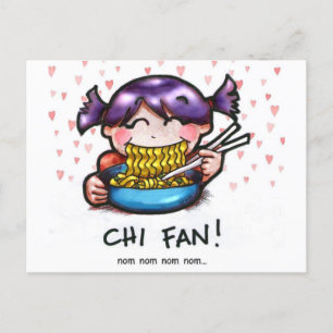 Eat! - Ramen Noodle Love Postcard