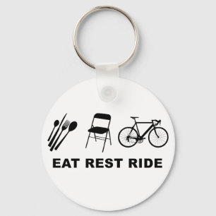 Eat Rest Ride Key Ring