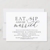 Eat, Sip And Be Married, Wedding Rehearsal Party