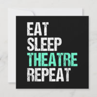Eat Sleep Acter Repeat Funny Actor Actress Gift