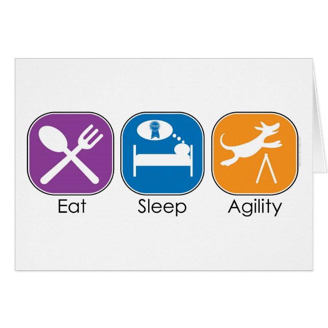 Eat Sleep Agility (Front Horizontal)