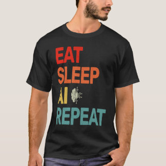 Eat Sleep AI Repeat For AI II T-Shirt