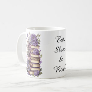 Eat Sleep and Read Coffee Mug