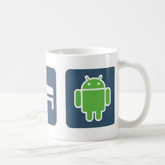 Eat. Sleep. Android. Coffee Mug (Right)