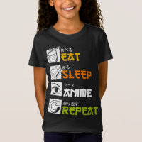 eat sleep anime repeat |funny japanese manga