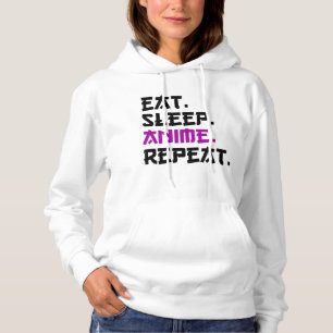 Eat Sleep Anime Repeat Hoodie