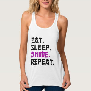Eat Sleep Anime Repeat Singlet