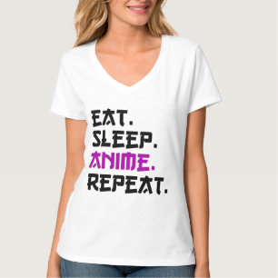 Eat Sleep Anime Repeat T-Shirt