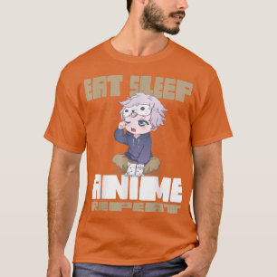Eat Sleep Anime Repeat T-Shirt