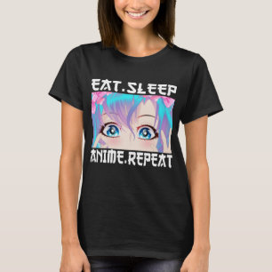 Eat Sleep Anime Repeat T-Shirt