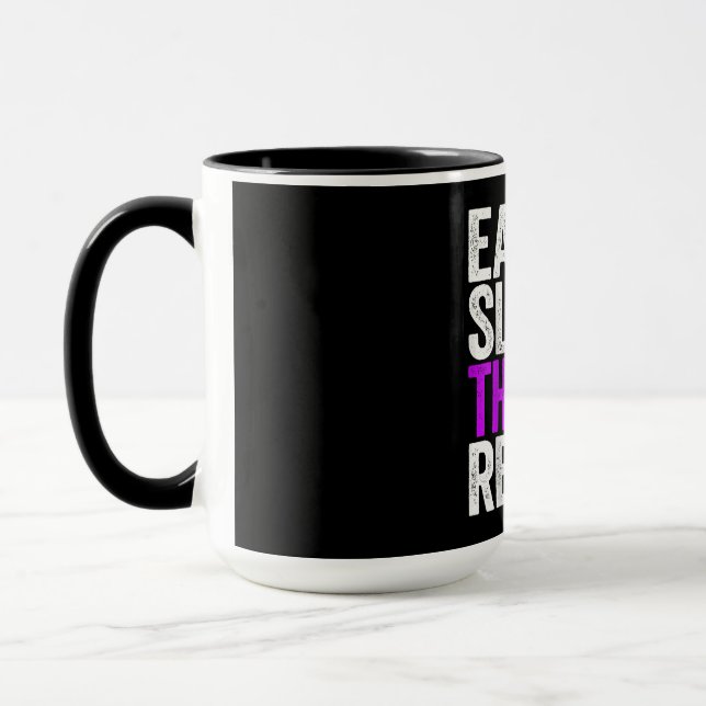 Eat Sleep Atre Repeat  Actor Actress Gift Mug (Left)