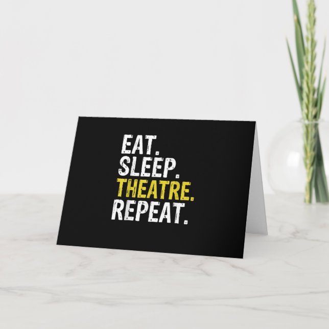 Eat Sleep Atre Repeat Actor Gift Card (Front)