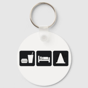 Eat Sleep AutoX Key Ring