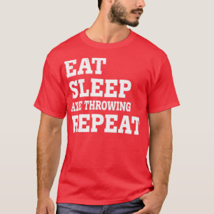 EAT SLEEP AXE THROWING REPEAT FUNNY SARCASTIC Clas T-Shirt