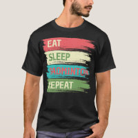Eat Sleep Badminton Repeat