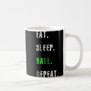 Eat Sleep Ball Repeat Basketball Gift Coffee Mug