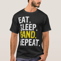 Eat Sleep Band Repeat Music Instruments Gift
