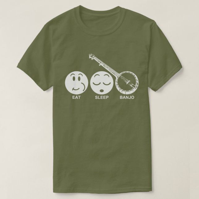 Eat Sleep Banjo T-Shirt (Design Front)