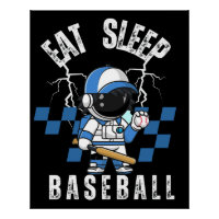 Eat Sleep Baseball Baseball Player Funny Baseball