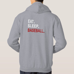 Eat Sleep Baseball Hoodie