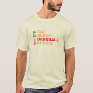 Eat Sleep Baseball Repeat T-Shirt