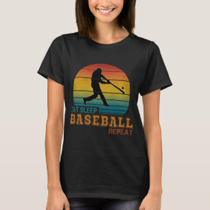 Eat Sleep Baseball Repeat T-Shirt