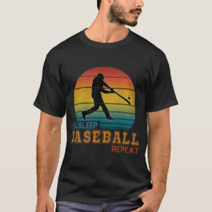 Eat Sleep Baseball Repeat T-Shirt