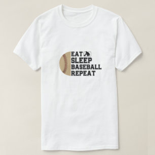 Eat Sleep Baseball Repeat T-Shirt