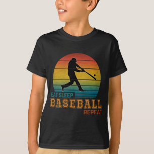 Eat Sleep Baseball Repeat T-Shirt