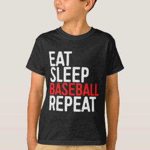 Eat Sleep Baseball Repeatsport Game Gift T Shirt
