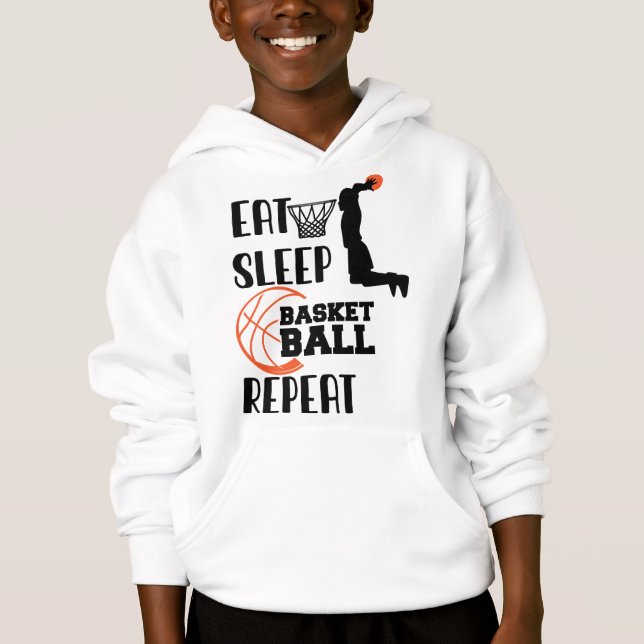 "Eat sleep basketball" (Front)