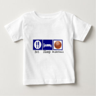 Eat, Sleep, Basketball Baby T-Shirt
