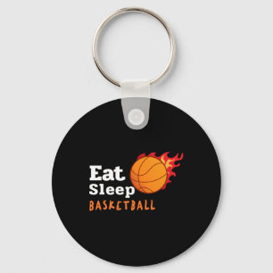 Eat Sleep Basketball Key Ring
