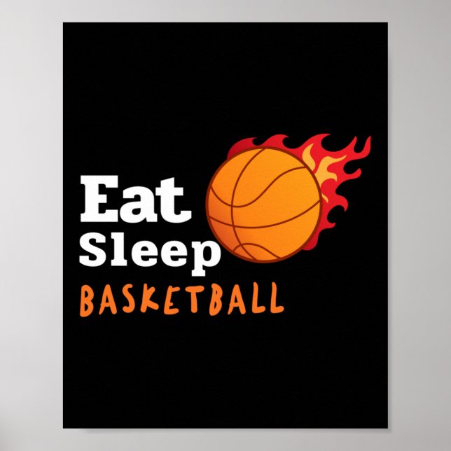 Eat Sleep Basketball  Poster (Front)