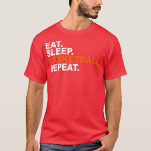 Eat Sleep Basketball Repeat 2 T-Shirt