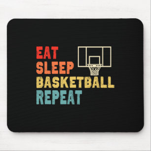 Eat Sleep Basketball Repeat apparel for girls Mouse Pad
