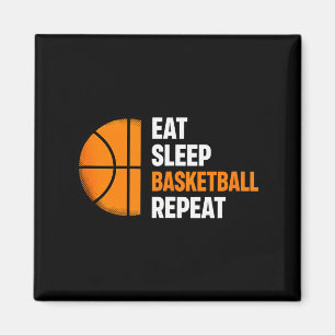 Eat Sleep Basketball Repeat Basketball Lover Tank Magnet