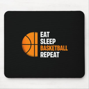 Eat Sleep Basketball Repeat Basketball Lover Tank  Mouse Pad