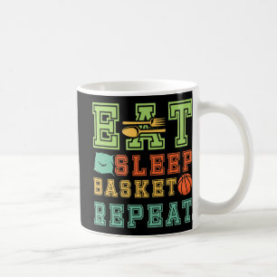 Eat. Sleep. Basketball. Repeat. Basketball Youths  Coffee Mug