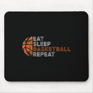 Eat Sleep Basketball Repeat For Men Women Fathers Mouse Pad